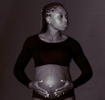 Paul Felix daughter Allyson Felix during her pregnancy.